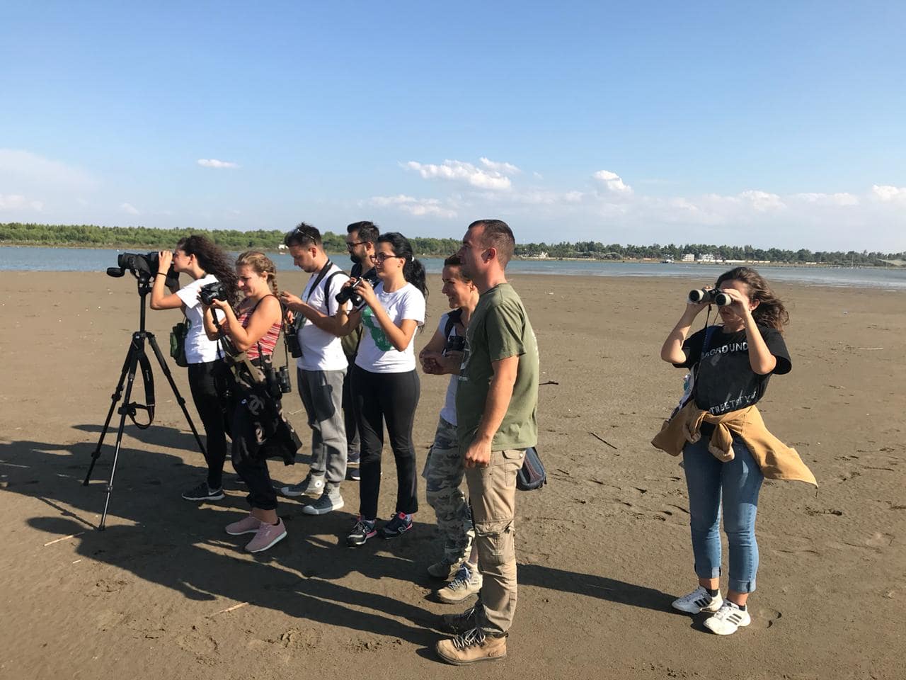 Monitoring of migrating soaring and wetland birds in Divjake-Karavasta NP