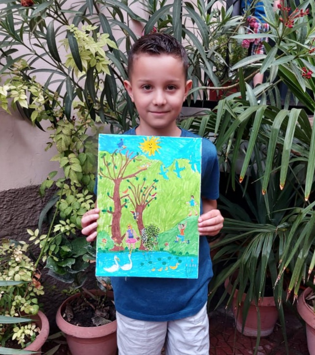 ANTONIO STEFO WINS THE INTERNATIONAL CHILDREN’S DRAWING COMPETITION ORGANIZED BY BIRDLIFE