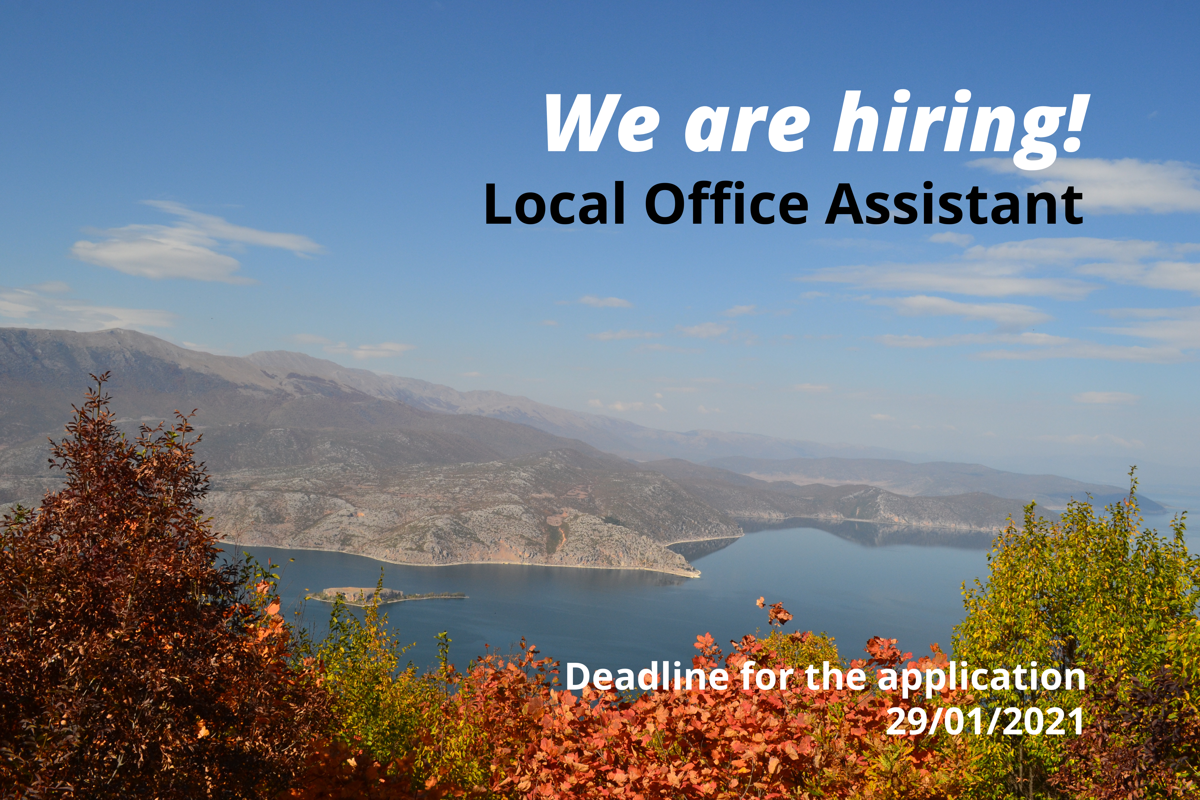 We are hiring! New Local Office Staff Member