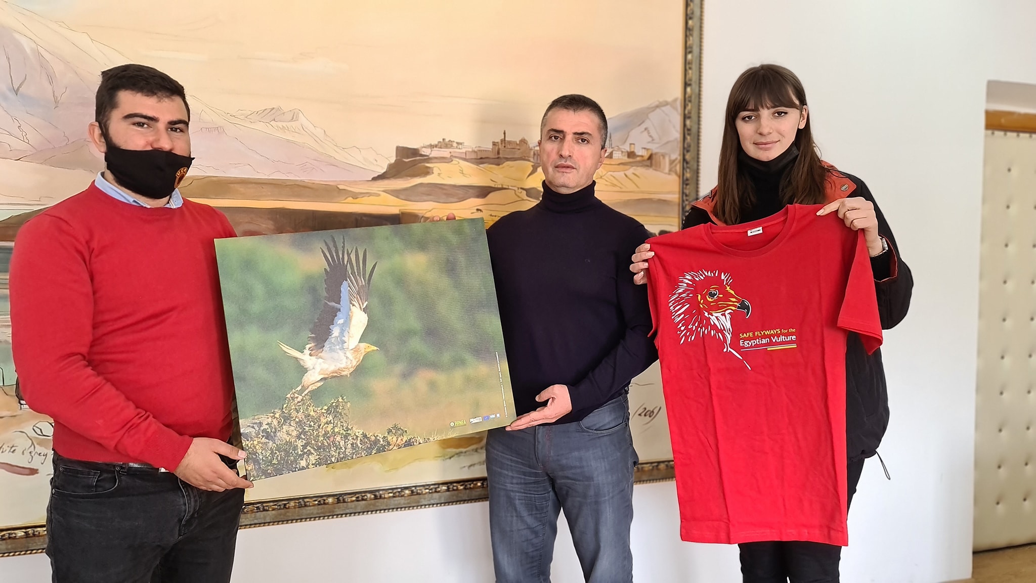 Gjirokastra and Tepelena Municipalities partner up with PPNEA for conserving the Egyptian vulture population in Albania
