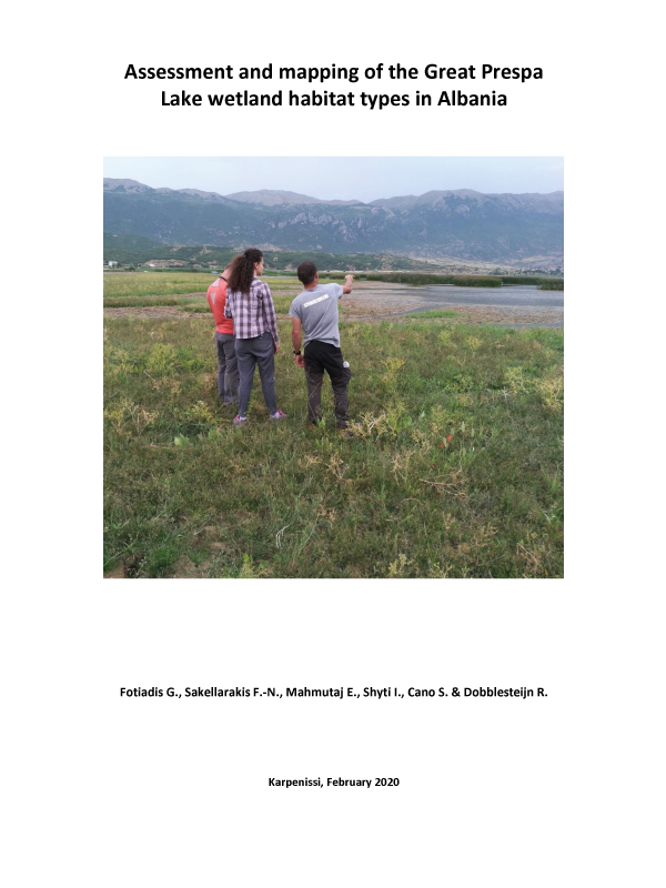 ASSESSMENT AND MAPPING OF THE GREAT PRESPA LAKE WETLAND HABITAT TYPES IN ALBANIA (2020)