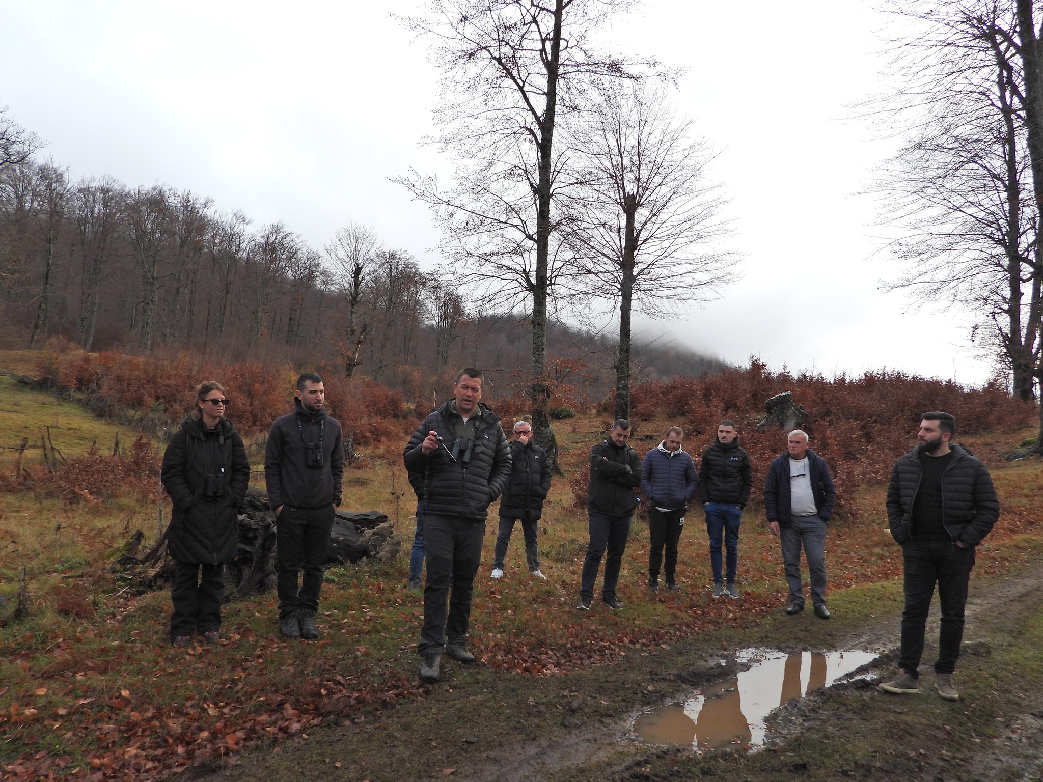 Training on forest bird monitoring in Shebenik National Park