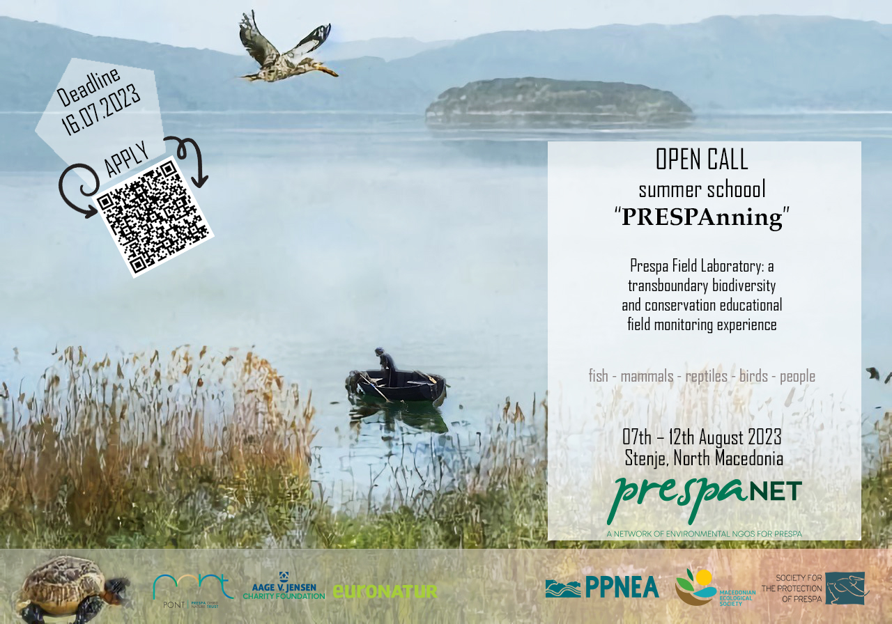 Prespa Field Laboratory – Biodiversity and Conservation Transboundary Educational Field Monitoring Experience