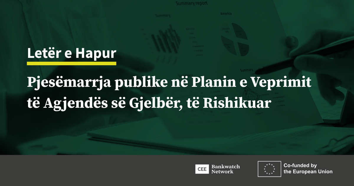 Pjesëmarrja publike në Planin e Veprimit të Rishikuar të Agjendës së Gjelbër